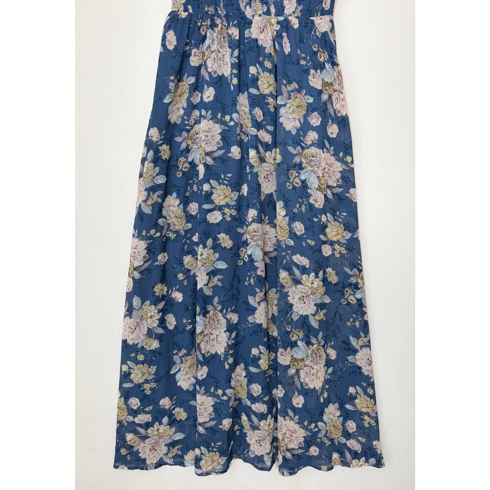 Baltic Born Birdie Maxi Dress Blue Blush Floral Large Wedding Guest Photoshoot - Picture 8 of 14